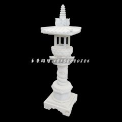 漢白玉燈，園林景觀石雕