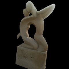 愛(ài)神石雕，抽象人物石雕