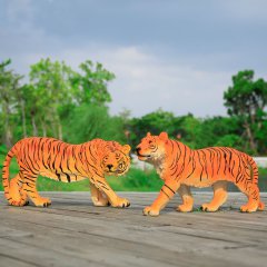 老虎雕塑，玻璃鋼仿真老虎雕塑