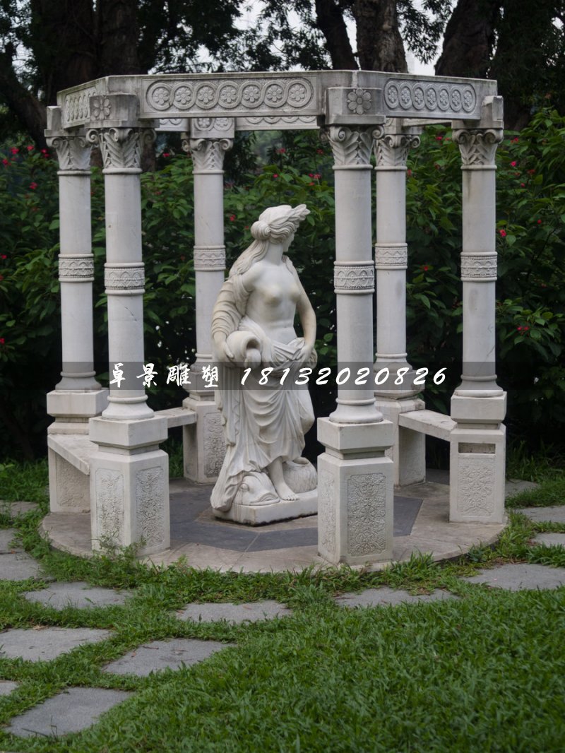 歐式?jīng)鐾?，園林景觀石雕