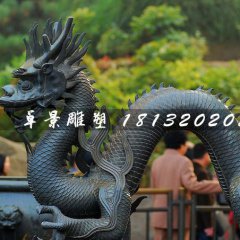 青銅龍雕塑，廣場(chǎng)神獸銅雕