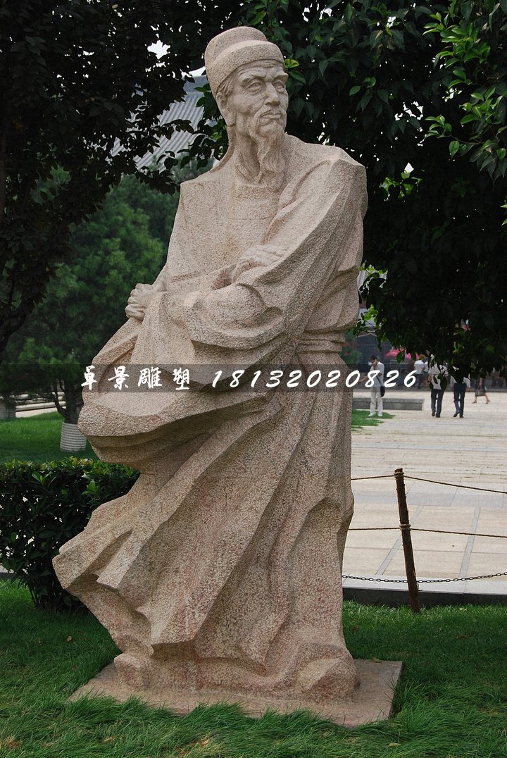 杜甫石雕,古代詩(shī)人石雕