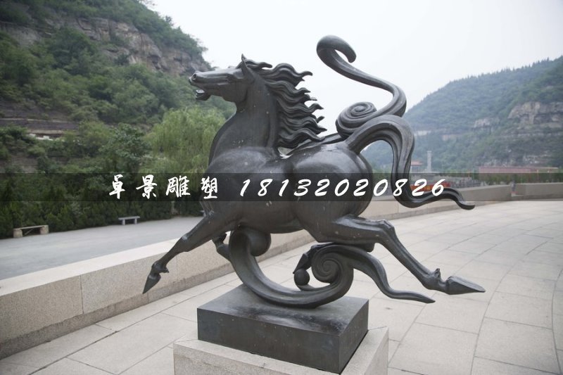 銅馬雕塑，公園動物銅雕