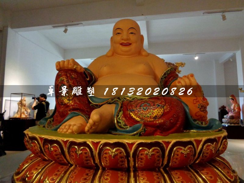 大肚彌勒佛,玻璃鋼彩繪佛像