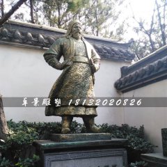 成吉思汗銅雕，古代人物銅雕