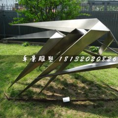不銹鋼風(fēng)竹雕塑，公園景觀雕塑