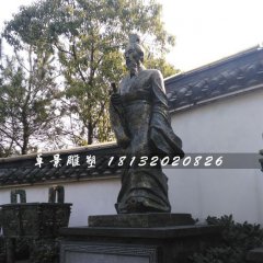 周武王銅雕，古人銅雕