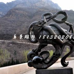 玄武銅雕，廣場(chǎng)神獸銅雕