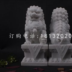 漢白玉北京獅，石獅子