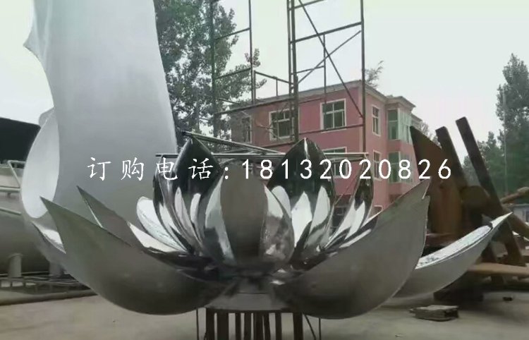 不銹鋼蓮花，廣場不銹鋼雕塑
