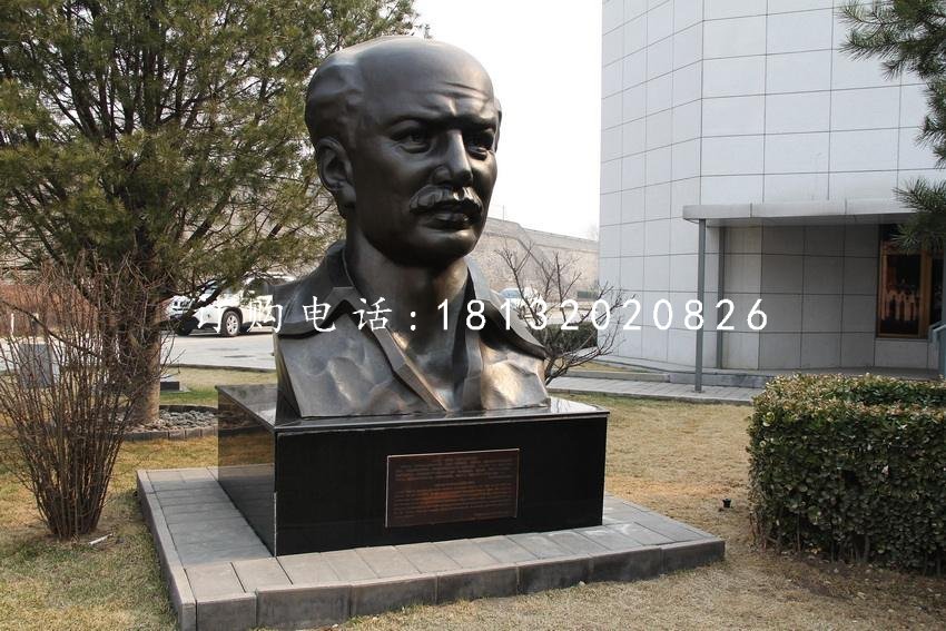 白求恩胸像銅雕，醫(yī)院名人銅雕