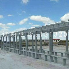 公園石長(zhǎng)廊，青石走廊