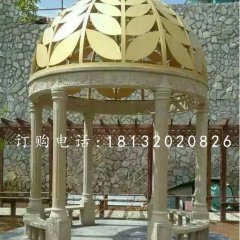 歐式?jīng)鐾?，小區(qū)石涼亭