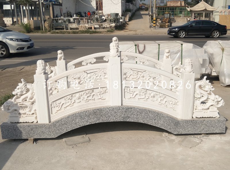 龍浮雕橋,漢白玉石橋