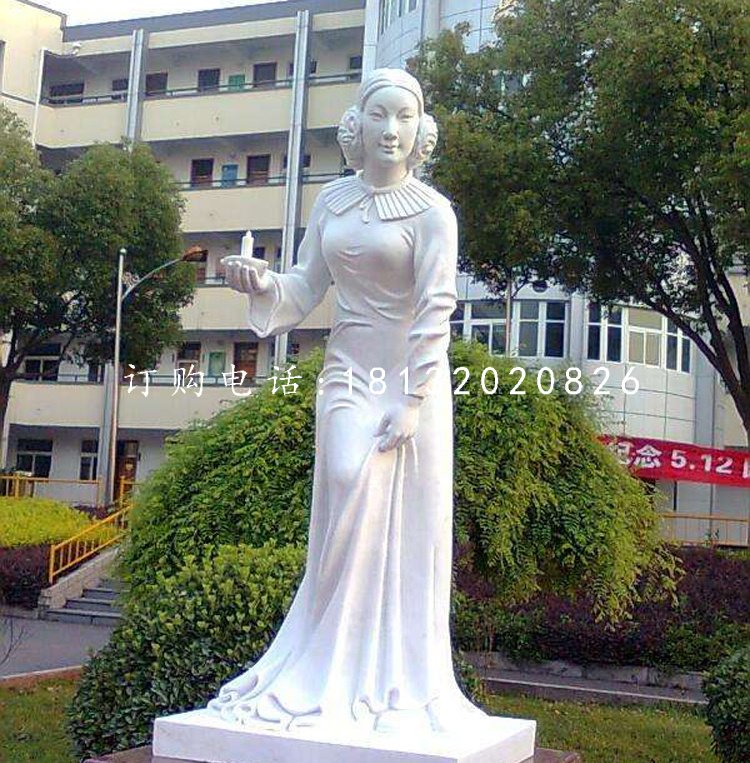 醫(yī)院名人石雕,南丁格爾石雕
