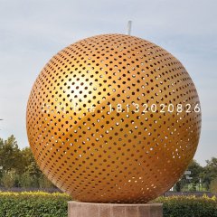 不銹鋼球，鏤空球雕塑