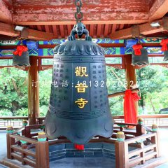 寺廟銅鐘，青銅鐘雕塑