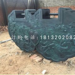 同心鎖銅雕，青銅鎖雕塑