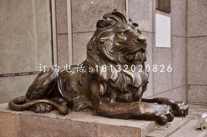 匯豐獅銅雕,歐式銅獅子