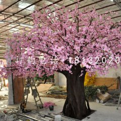 玻璃鋼桃花，仿真大樹