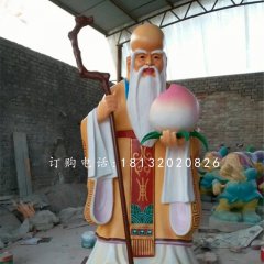 老壽星雕塑，玻璃鋼神仙