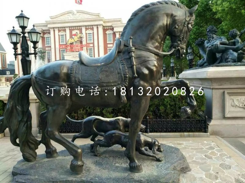 坐騎雕塑,青銅馬雕塑