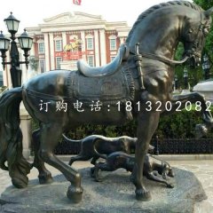 坐騎雕塑，青銅馬雕塑