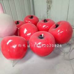 蘋果雕塑，玻璃鋼仿真水果