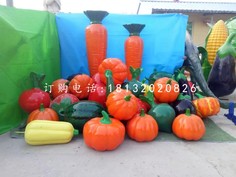 玻璃鋼蔬菜水果雕塑,仿真雕塑 (1)