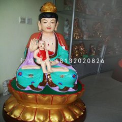 送子觀音雕塑，玻璃鋼佛像