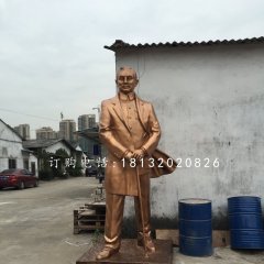 孫文銅雕，廣場(chǎng)偉人銅雕