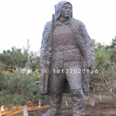民兵銅雕，公園紀念銅雕