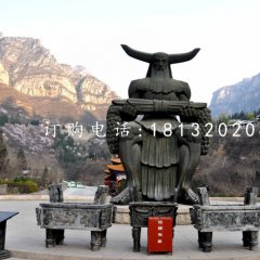 神農(nóng)銅雕，廣場(chǎng)神話人物銅雕