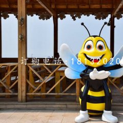 蜜蜂雕塑，玻璃鋼卡通動物