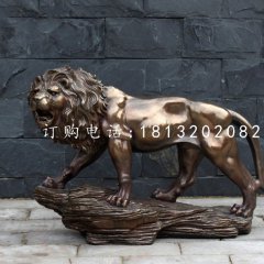 非洲獅銅雕，廣場(chǎng)銅獅子