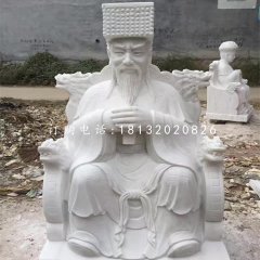 龍王石雕，漢白玉神仙雕塑