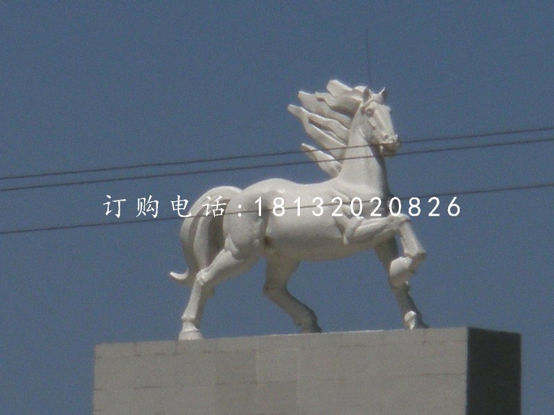玻璃鋼馬雕塑,廣場動物雕塑