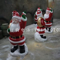玻璃鋼圣誕老人雕塑，卡通人物