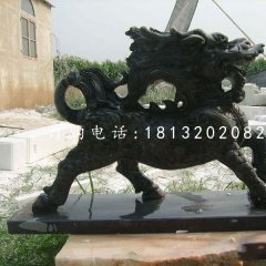 石雕麒麟，廣場(chǎng)神獸石雕
