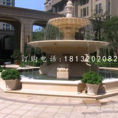 小區(qū)噴泉石雕，景觀石雕