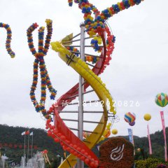 不銹鋼遺傳因子雕塑，廣場(chǎng)不銹鋼雕塑