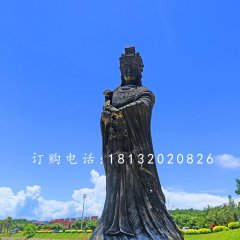 媽祖銅雕，廣場神仙銅雕