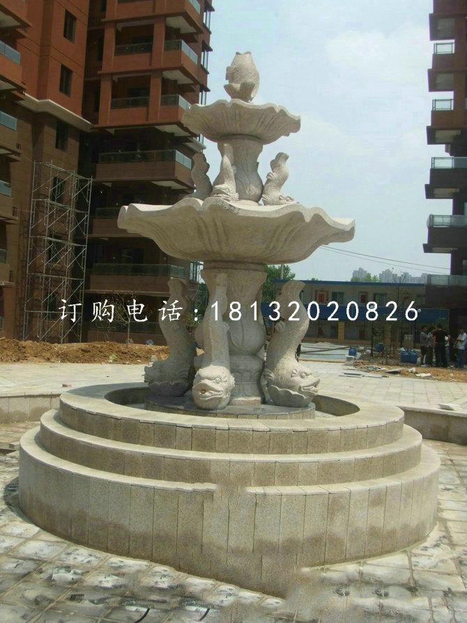 魚造型噴泉,小區(qū)石噴泉