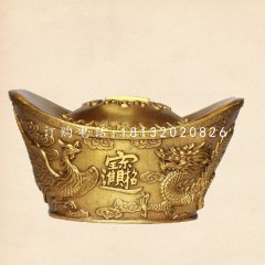 龍鳳元寶銅雕，公園景觀銅雕