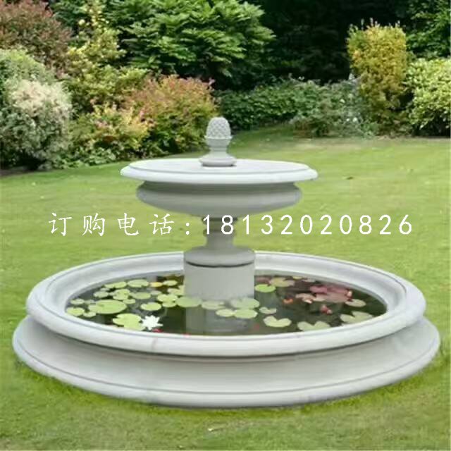 雙層小型噴泉石雕,庭院噴泉石雕