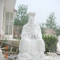 漢白玉龍王石雕，龍王廟神像石雕