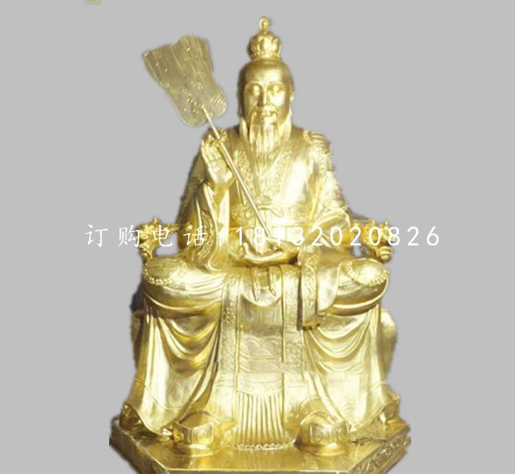 玻璃鋼仿銅太上老君 玻璃鋼神像雕塑