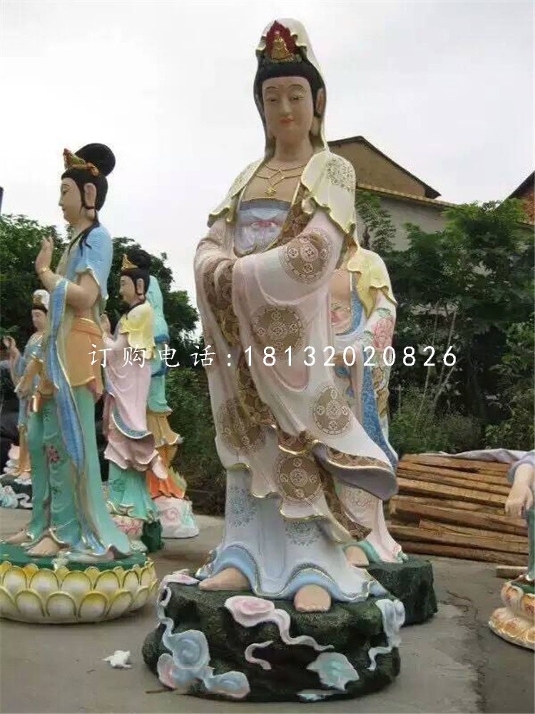 玻璃鋼觀音菩薩，玻璃鋼寺廟佛像