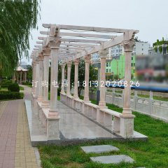 長廊石雕，公園長廊雕塑