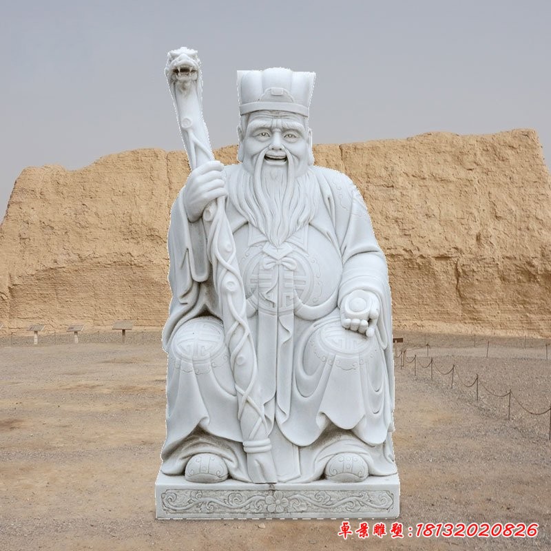 土地公石雕，大理石福德正神[1][1]